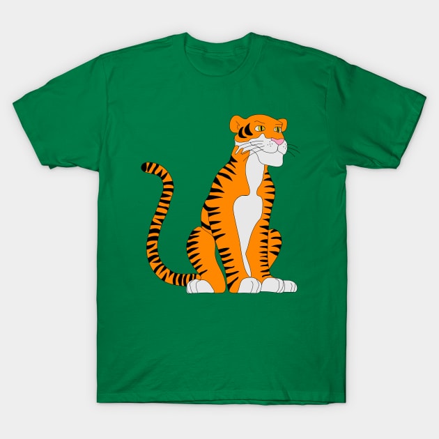 Bengal Tiger T-Shirt by Color Fluffy